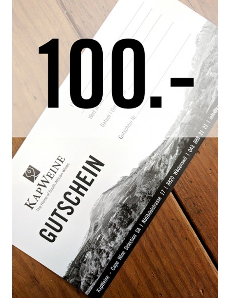 100 CHF Geschenk-Gutschein 
