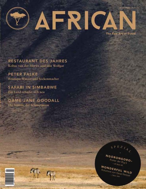 African Magazin The Fine Art Of Travel - Ausgabe November 2019 - Gratis bei uns zum mitnehmen bei einem Besuch in unserem Shop in Wädenswil