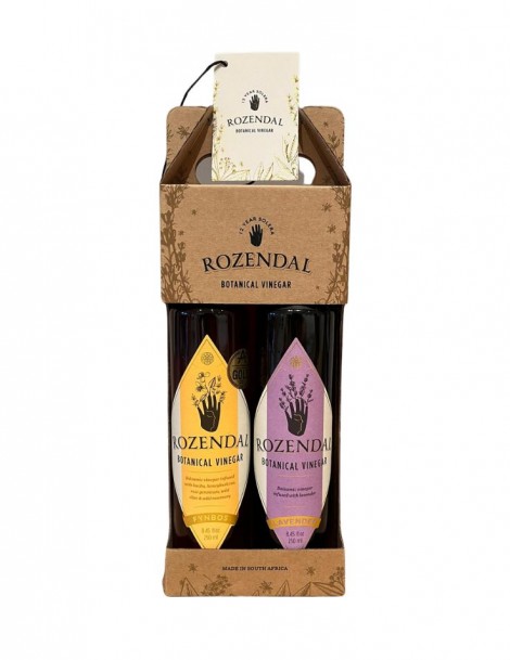Rozendal BIO Essig Geschenkset mit Fynbos und Lavendel Vinegar à 25cl