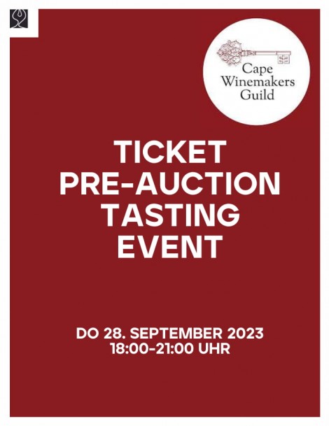 - KapWeine Cape Winemakers Guild - Donnerstag 28.September 2023 18:00-21:00 Uhr - In Zusammenarbeit mit der Cape Winemakers Guild, bietet KapWeine eine exklusive Verkostung der aktuellen Auktionsweine aus Südafrika. An unserem CWG-Showcase mit ca. 30 Wein