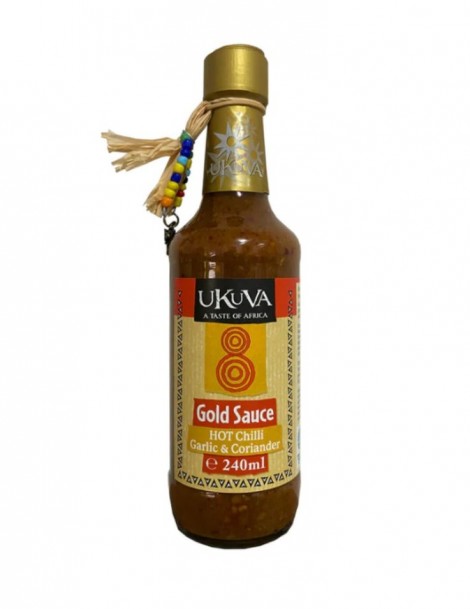 Ukuva Gold-Sauce Hot Chili 240ml - Best Before September 2024