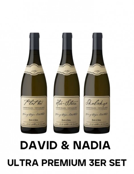 A KapWeine - David & Nadia Ultra Premium 3er Tasting Set - 8045 - SINGLE VINEYARD CHENIN BLANCS 