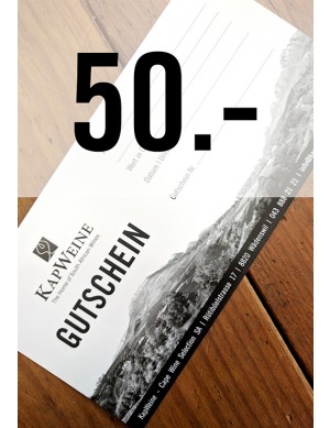 50 CHF Geschenk-Gutschein 