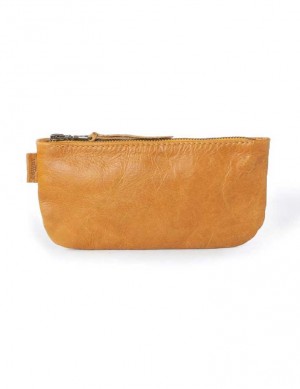 Rowdy Bag Leder Etui - Farbe Amber - Masse 215 X 110 X 15 mm