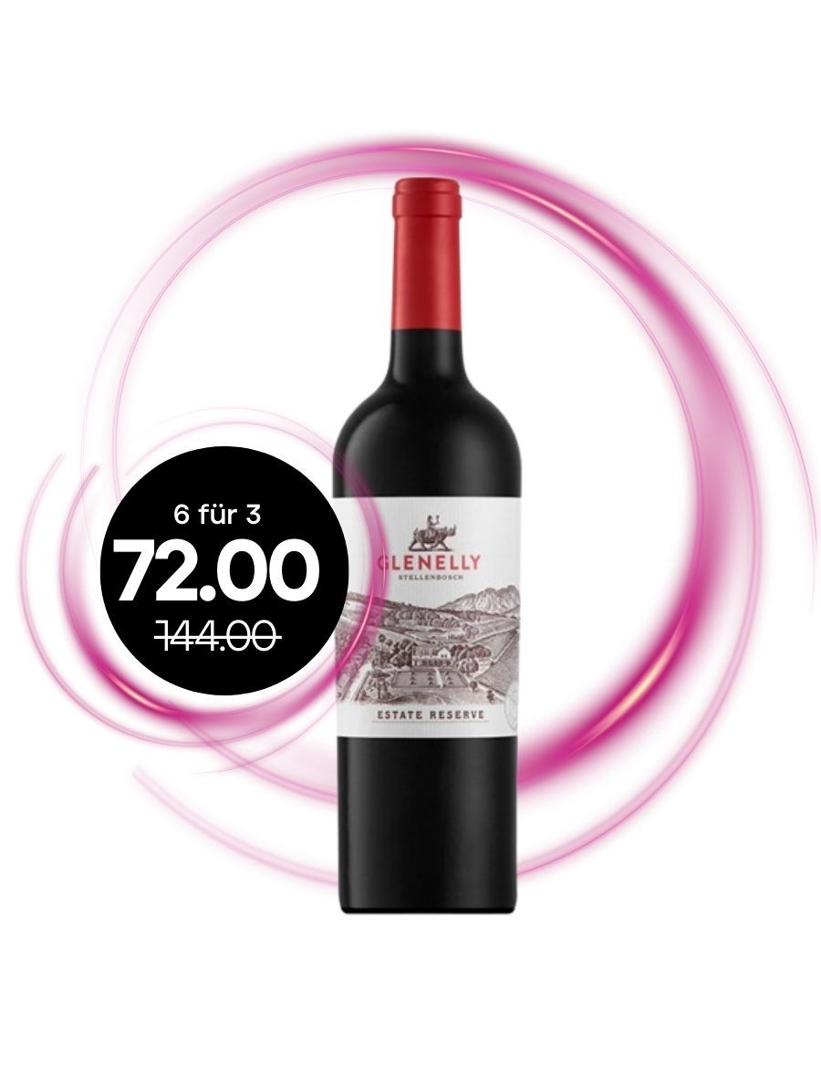 Glenelly Estate Reserve Red - Black November Deal - 6 Flaschen zum Preis von 3 Flaschen - 2015