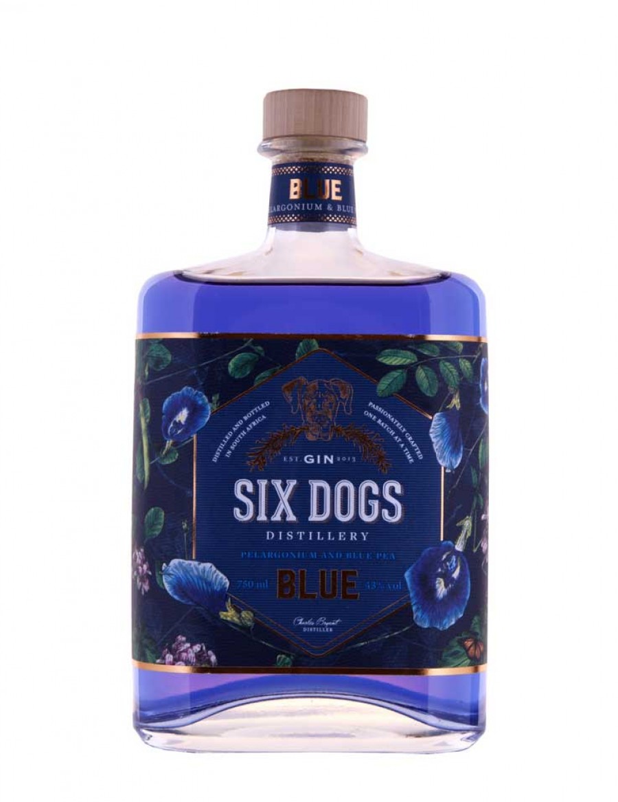 Six Dogs Blue Gin 