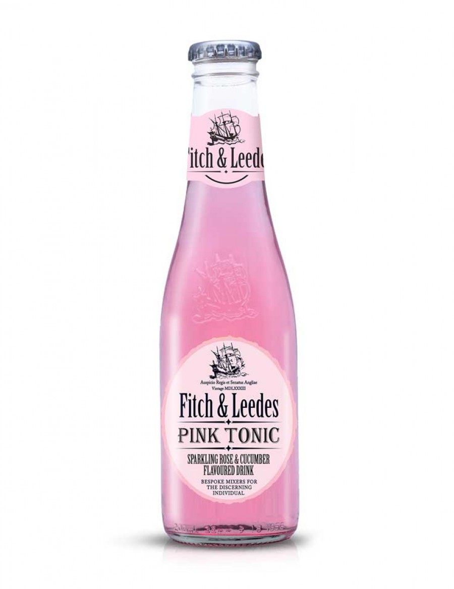 Fitch & Leedes Pink Tonic Water Best Before Juni 2022 - BEST BEFORE AKTION 1X4 Flaschen 8.50 CHF - RESTPOSTEN AKTION 6.50 - Karton mit 6X4 Flaschen AKTION 39.00 CHF 