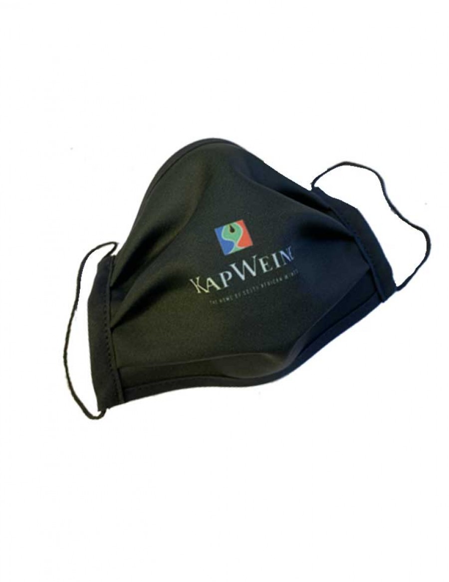 KapWeine - Mundschutzmaske mit KapWeine Logo