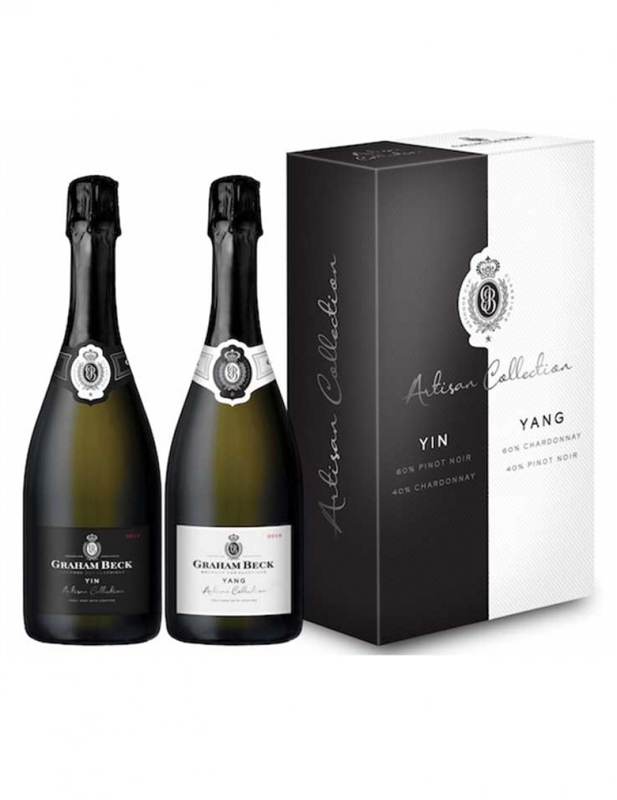 Graham Beck Yin and Yang - Limitiertes MCC Duo-Pack - 2x75cl - 2016
