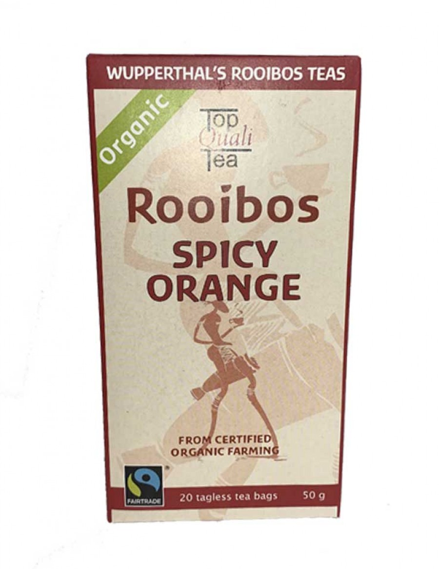 Wupperthal's Rooibos Tea Spicy Orange - 20 Beutel - Best Before September 2024