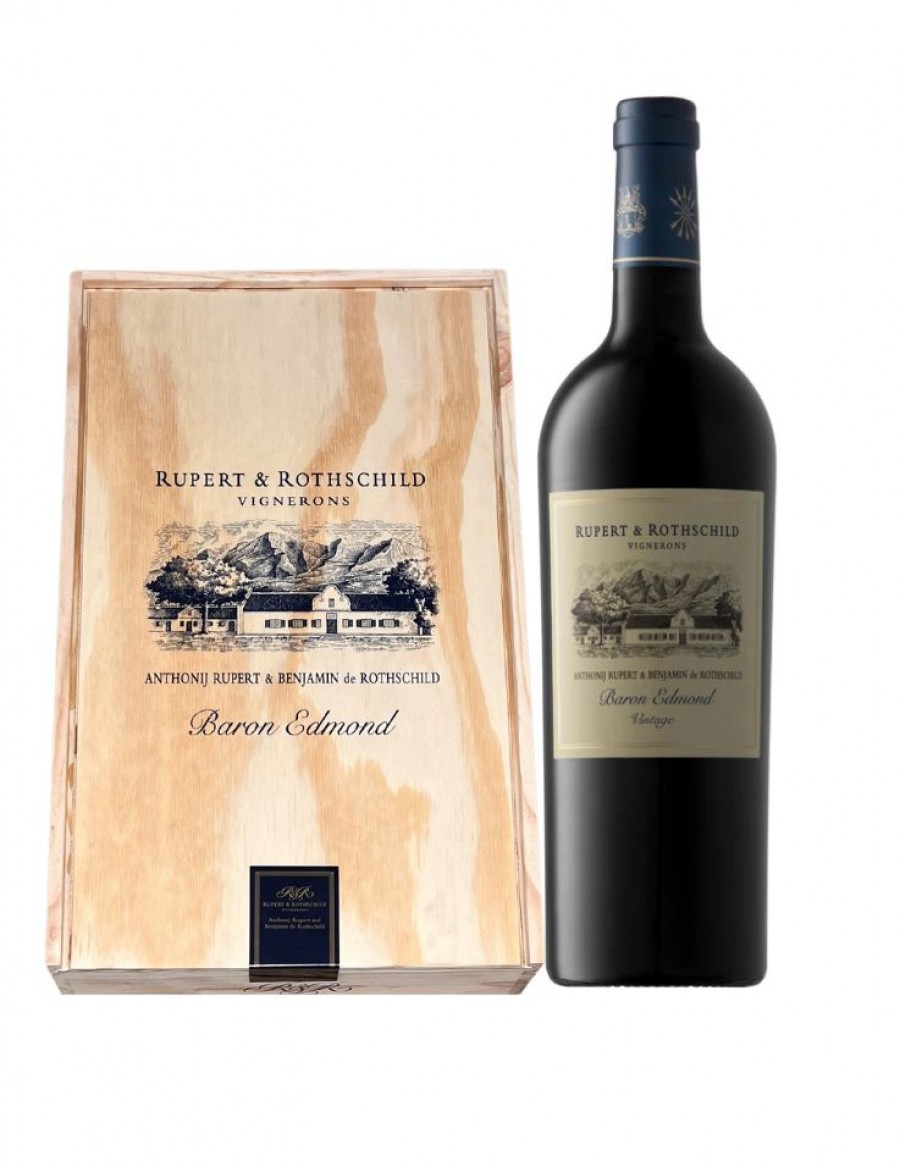 Rupert & Rothschild Baron Edmond - Preis für 6 Flaschen in der Holzkiste (pro Flasche 43.90 netto) CHF 263.50 anstelle CHF 354.- - 2019